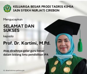 Keluarga Besar Prodi Tadris Kimia Menghadiri Pengukuhan Guru Besar Prof. Dr. Kartimi, M. Pd.
