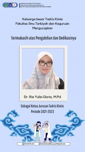 Serah Terima Jabatan Sebagai Ketua Jurusan Tadris Kimia