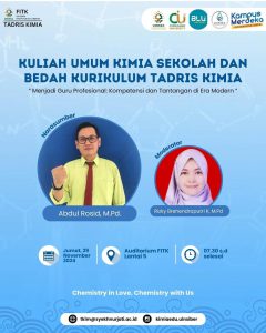 Kuliah Umum dan Bedah Kurikulum Tadris Kimia