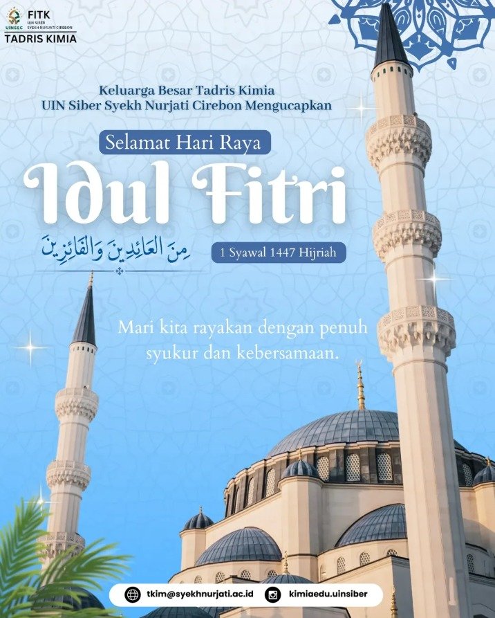 Selamat Hari Raya Idul Fitri 1 Syawal 1447 Hijriah