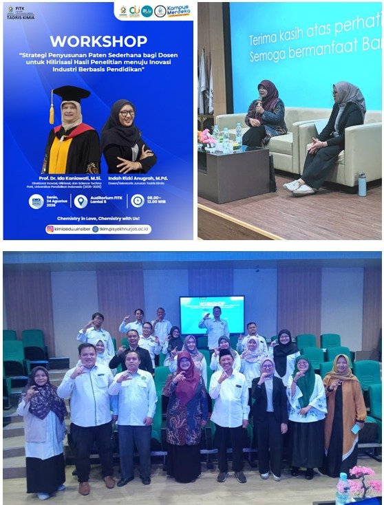 Prodi Tadris Kimia FITK UIN Syekh Nurjati Gelar Workshop Penyusunan Paten Sederhana
